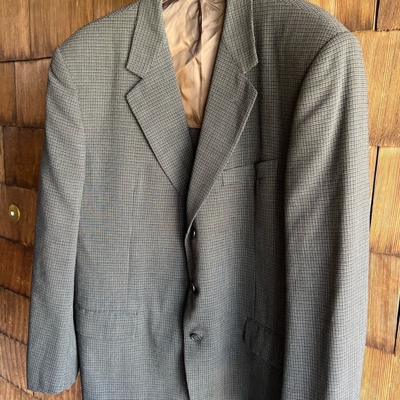 Corneliani Italian Wool Gray Blazer Sport Coat Suit Jacket::Excellent Condition